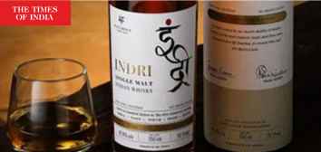  Indri whiskey from India secures coveted title of 'World's Best Whisky'